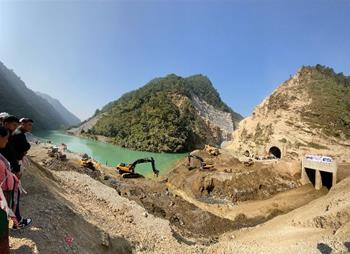 Successful diversion ceremony of Tanahu Hydropower project (Nepal)