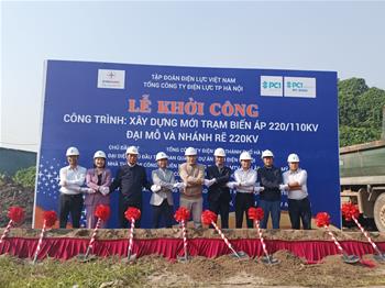 Lễ Khởi công xây dựng Mới TBA 220/110kV Đại Mỗ và Nhánh Rẽ 220kV