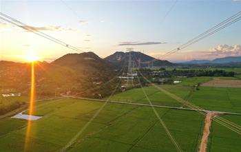Inauguration of the 500 kV transmission line, circuit 3 project from Quang Trach (Quang Binh) to Pho Noi (Hung Yen)