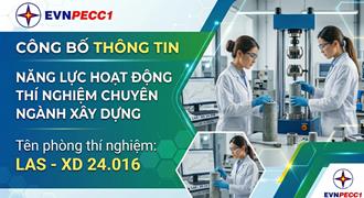 CBTT Năng lực hoạt động thí nghiệm chuyên ngành xây dựng PECC1