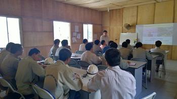 PECC1 tổ chức huấn luyện An toàn vệ sinh lao động - đợt 3 năm 2014